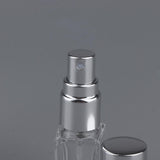 Maxbell Maxbell 3x 3ml Empty Glass Spray Bottle Pump Fine Mist Perfume Atomiser Silver Caps