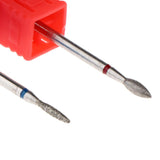 Maxbell Maxbell 2Pcs Nail Drill Bits Diamond Cuticle Clean Electric Files Buffing Tool 01