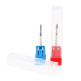 Maxbell Maxbell 2Pcs Nail Drill Bits Diamond Cuticle Clean Electric Files Buffing Tool 01