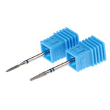 Maxbell Maxbell 2Pcs Nail Drill Bits Diamond Cuticle Clean Electric Files Buffing Tool 04