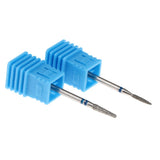 Maxbell Maxbell 2Pcs Nail Drill Bits Diamond Cuticle Clean Electric Files Buffing Tool 04