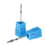 Maxbell Maxbell 2Pcs Nail Drill Bits Diamond Cuticle Clean Electric Files Buffing Tool 05