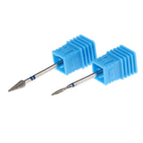 Maxbell Maxbell 2Pcs Nail Drill Bits Diamond Cuticle Clean Electric Files Buffing Tool 05