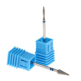 Maxbell Maxbell 2Pcs Nail Drill Bits Diamond Cuticle Clean Electric Files Buffing Tool 05