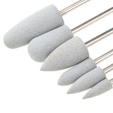 Maxbell Maxbell 6 Pcs Nail Drill for Manicure Bit Electric Nail FileTools Milky Set