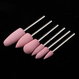 Maxbell Maxbell Silicone Nail Art Drill Bits Manicure Polishing Grinding Buffing Head 6x 03