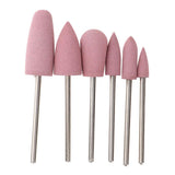 Maxbell Maxbell Silicone Nail Art Drill Bits Manicure Polishing Grinding Buffing Head 6x 03
