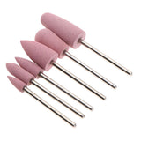 Maxbell Maxbell Silicone Nail Art Drill Bits Manicure Polishing Grinding Buffing Head 6x 03
