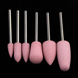 Maxbell Maxbell Silicone Nail Art Drill Bits Manicure Polishing Grinding Buffing Head 6x 03