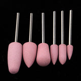 Maxbell Maxbell Silicone Nail Art Drill Bits Manicure Polishing Grinding Buffing Head 6x 03