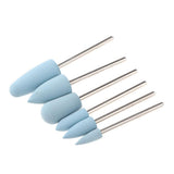 Maxbell Maxbell Silicone Nail Art Drill Bits Manicure Polishing Grinding Buffing Head 6x 05
