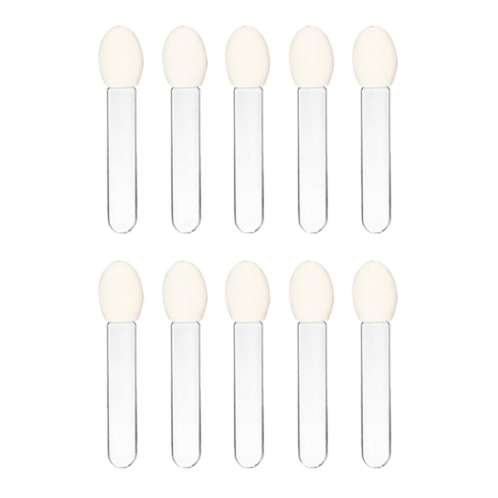 Maxbell Maxbell 10 Pieces Disposable Single-Side Eyeshadow Brush Sponge Comestic Applicator