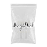 Maxbell Maxbell 10 Pieces Disposable Single-Side Eyeshadow Brush Sponge Comestic Applicator