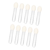 Maxbell Maxbell 10 Pieces Disposable Single-Side Eyeshadow Brush Sponge Comestic Applicator
