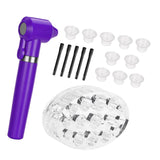 Maxbell Maxbell Tattoo Pigment Mixer Ink Agitator Mixing Sticks Tattoo Caps Holder Kit Purple