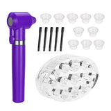 Maxbell Maxbell Tattoo Pigment Mixer Ink Agitator Mixing Sticks Tattoo Caps Holder Kit Purple