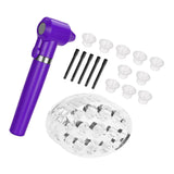 Maxbell Maxbell Tattoo Pigment Mixer Ink Agitator Mixing Sticks Tattoo Caps Holder Kit Purple