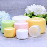 Maxbell Maxbell Refillable Plastic Empty Face Cream Cosmetic Container with Lid Clear-50g