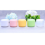 Maxbell Maxbell Refillable Plastic Empty Face Cream Cosmetic Container with Lid Clear-50g