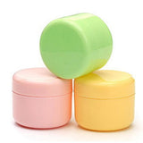 Maxbell Maxbell Refillable Plastic Empty Face Cream Cosmetic Container with Lid Green-20g