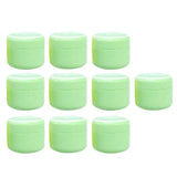 Maxbell Maxbell Refillable Plastic Empty Face Cream Cosmetic Container with Lid Green-20g