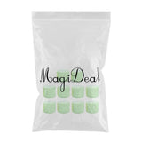 Maxbell Maxbell Refillable Plastic Empty Face Cream Cosmetic Container with Lid Green-50g