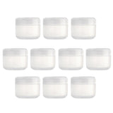 Maxbell Maxbell Refillable Plastic Empty Face Cream Cosmetic Container with Lid Clear-100g