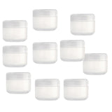 Maxbell Maxbell Refillable Plastic Empty Face Cream Cosmetic Container with Lid Clear-100g
