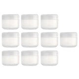 Maxbell Maxbell Refillable Plastic Empty Face Cream Cosmetic Container with Lid Clear-100g