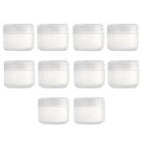 Maxbell Maxbell Refillable Plastic Empty Face Cream Cosmetic Container with Lid Clear-100g