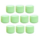 Maxbell Maxbell Refillable Plastic Empty Face Cream Cosmetic Container with Lid Green-100g