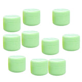 Maxbell Maxbell Refillable Plastic Empty Face Cream Cosmetic Container with Lid Green-100g