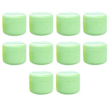 Maxbell Maxbell Refillable Plastic Empty Face Cream Cosmetic Container with Lid Green-100g