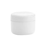 Maxbell Maxbell Refillable Plastic Empty Face Cream Cosmetic Container with Lid White-100g