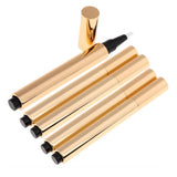 Maxbell Maxbell 5x 3ml Twist Pen Empty Cosmetic Nail Oils Eyelash Lip Gloss Tube w/Brush L11