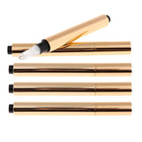 Maxbell Maxbell 5x 3ml Twist Pen Empty Cosmetic Nail Oils Eyelash Lip Gloss Tube w/Brush L3