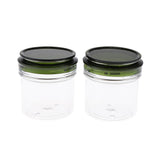 Maxbell 2x220ml Empty Makeup Cosmetic Storage Jar Pot Face Cream Mud Mask Container