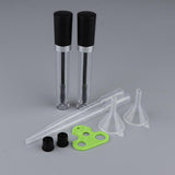 Maxbell Maxbell 2x8ml Empty Mascara Tubes w/ Eyelash Wand Funnels and Transfer Pipettes Set