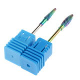 Maxbell Maxbell 2Pcs Electric Nail Manicure Drill Bit Grinding Head for Polishing Care 03