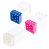 Maxbell Maxbell 7 Holes Nail Drill Bits Holder Stand Organizer Case Manicure Box White