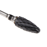 Maxbell Maxbell Ceramic Polishing Head Nail Drill Bit for Electric Nail Machine Black-XC