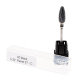 Maxbell Maxbell Ceramic Polishing Head Nail Drill Bit for Electric Nail Machine Black-XC
