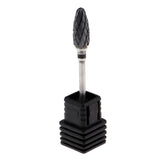Maxbell Maxbell Ceramic Polishing Head Nail Drill Bit for Electric Nail Machine Black-XC