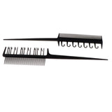 Maxbell Maxbell 2Pcs Salon 3-Way Weaver Weaving Comb for Hair Dyeing Sectioning Highlighting