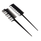 Maxbell Maxbell 2Pcs Salon 3-Way Weaver Weaving Comb for Hair Dyeing Sectioning Highlighting