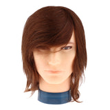 Maxbell Maxbell Human Hair Male Mannequin Head Hairdresser Training Cosmetology Doll Head