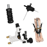 Maxbell Maxbell Complete Tattoo Kit Rotary Tattoo Machine Gun Grip Tube Wrench Clip Cord Black