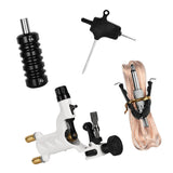 Maxbell Maxbell Complete Tattoo Kit Rotary Tattoo Machine Gun Grip Tube Wrench Clip Cord Black