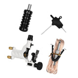 Maxbell Maxbell Complete Tattoo Kit Rotary Tattoo Machine Gun Grip Tube Wrench Clip Cord Black