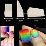 Maxbell Maxbell 50 Pieces Nail Art Gradient Sponge Stamp Stamper Shade Transfer Template